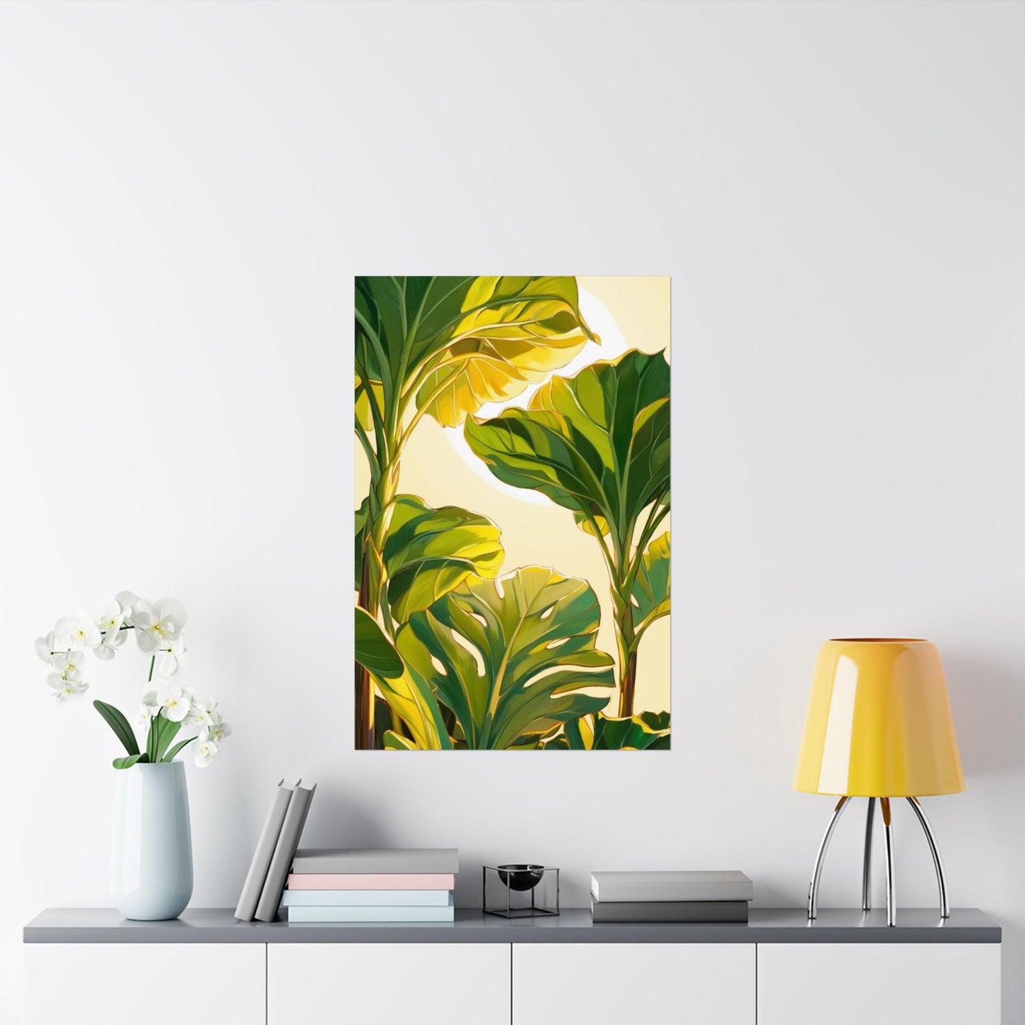 Vertical Poster - Sunshine Leafy Plants