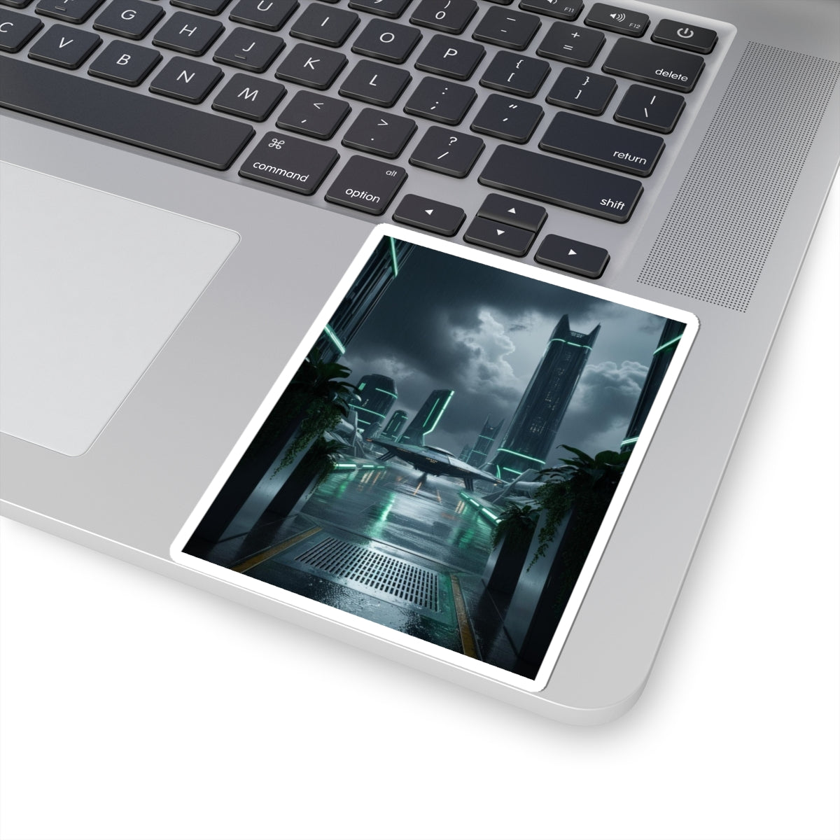 Landed Starship Sticker