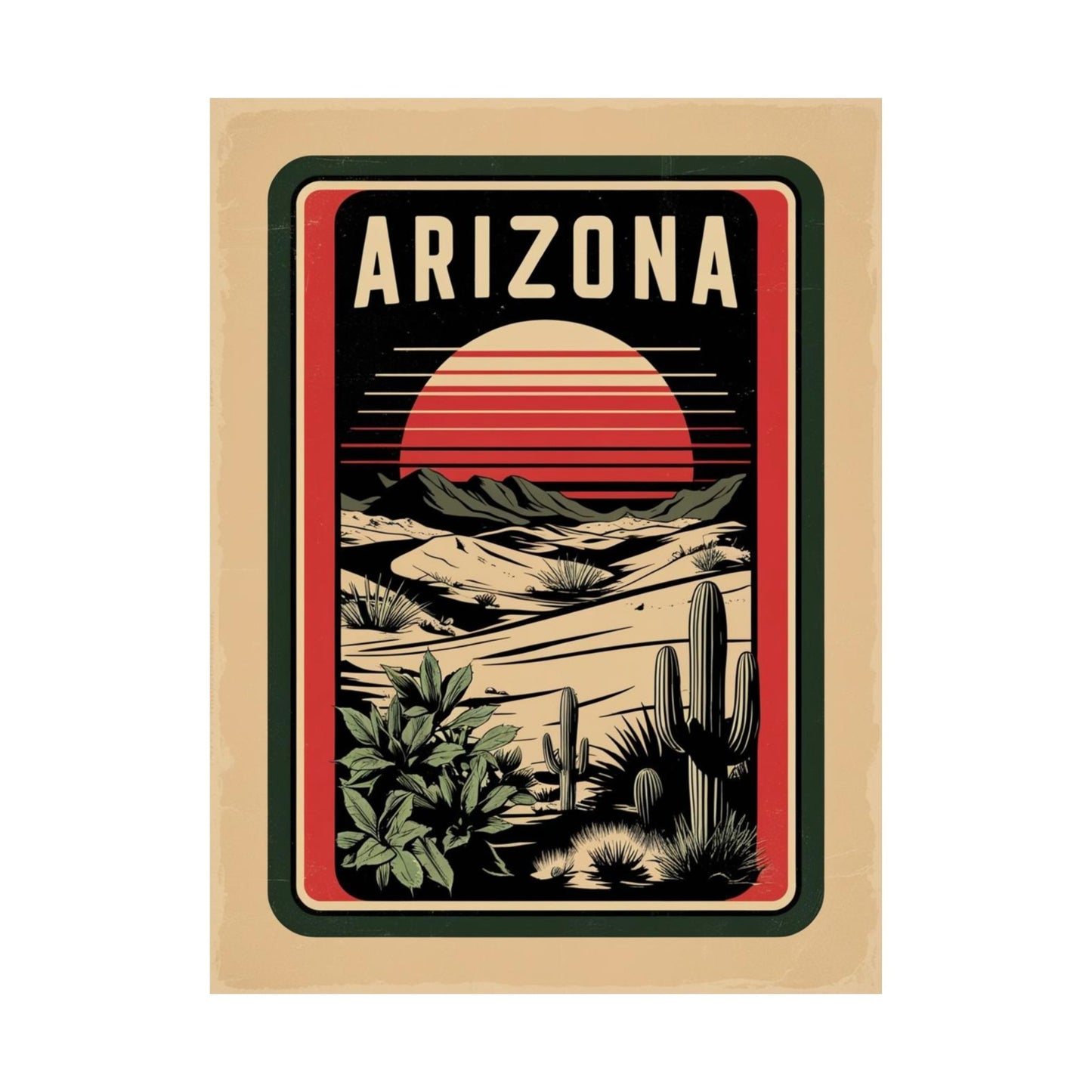 Vertical Arizona Poster