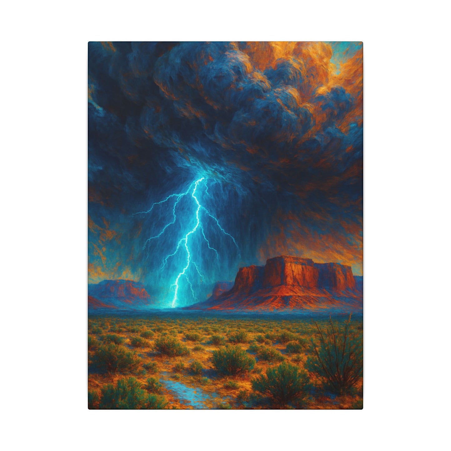 Canvas Print: Electrifying Monsoon Landscape