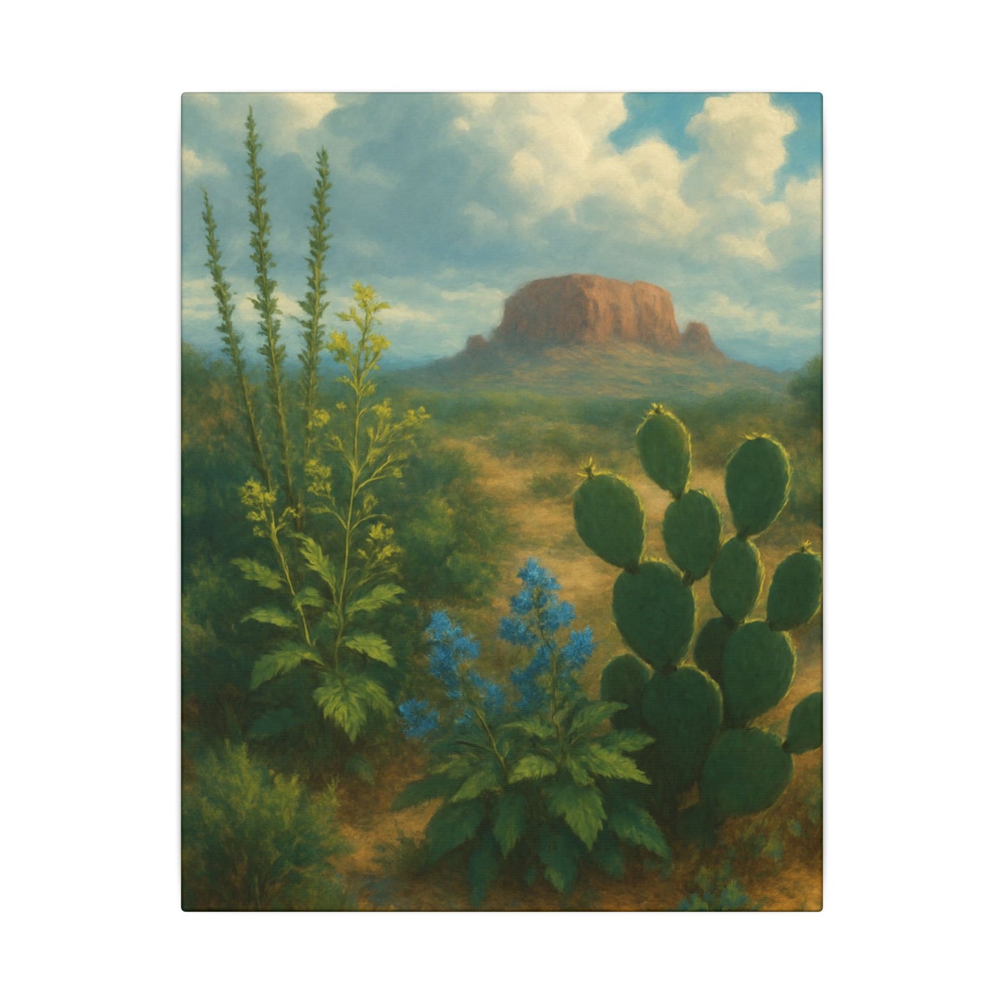 Neutral Desert Plants - Canvas Wall Art
