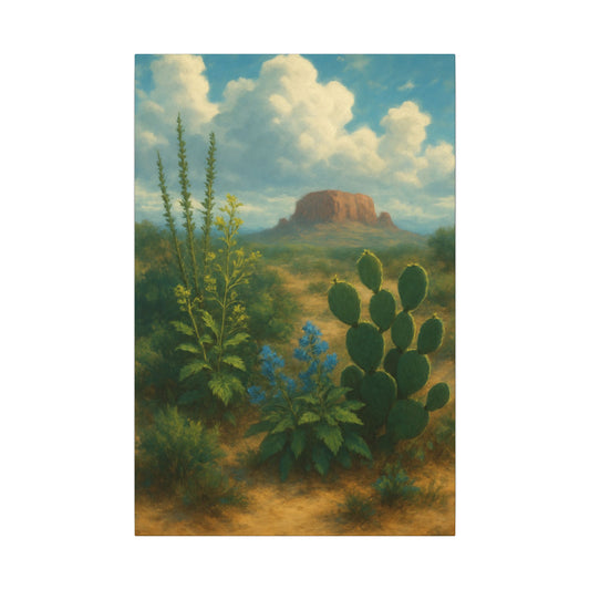 Neutral Desert Plants - Canvas Wall Art