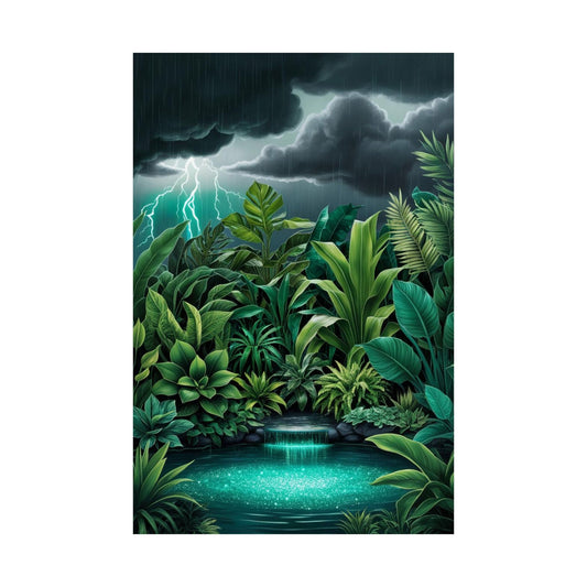 Vertical Oasis Poster