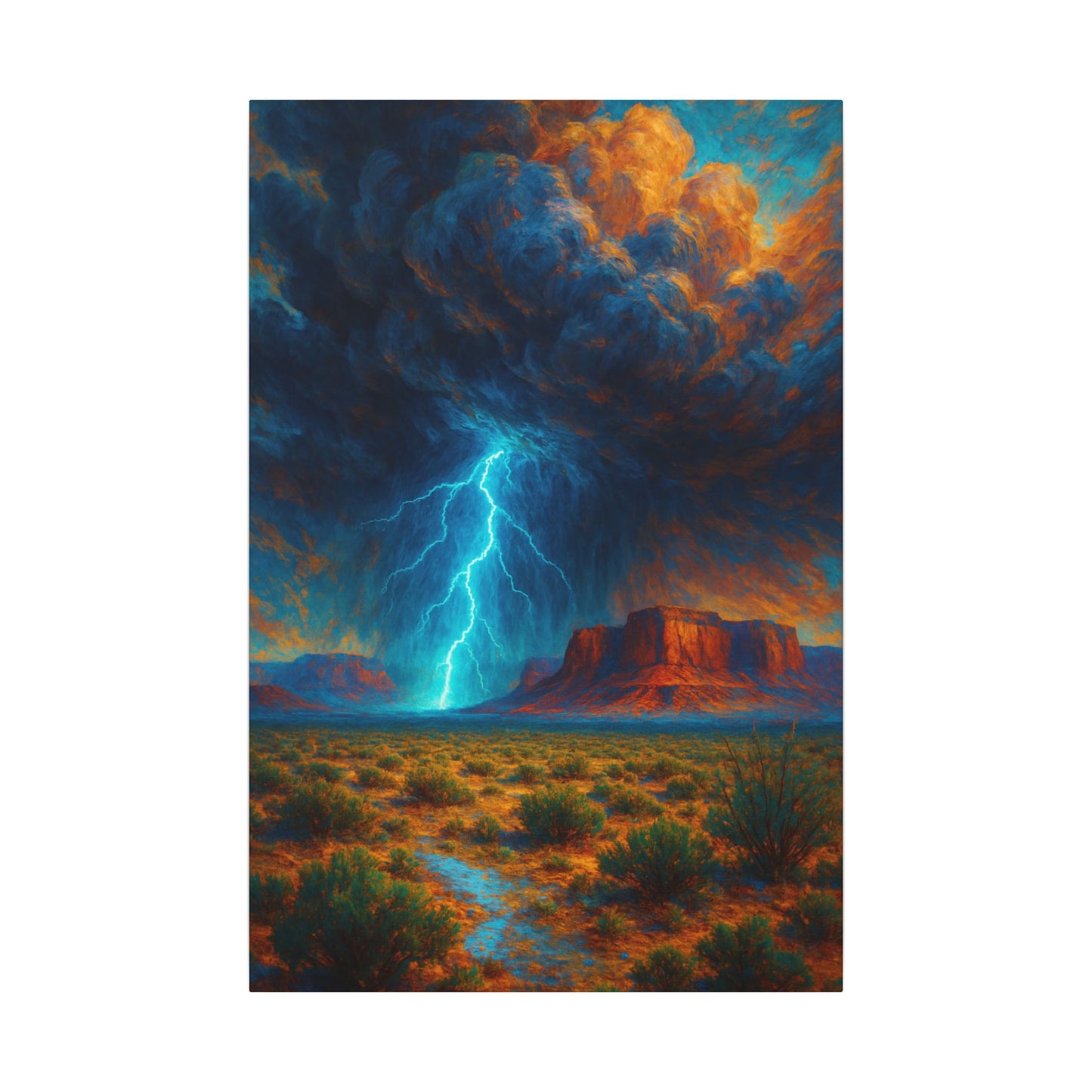 Canvas Print: Electrifying Monsoon Landscape